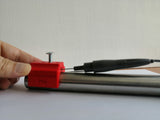 Guide barreau magnétique — utilisation avec sonde Hall gaussmètre